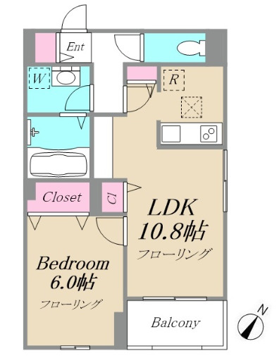 フェリス南台の間取り