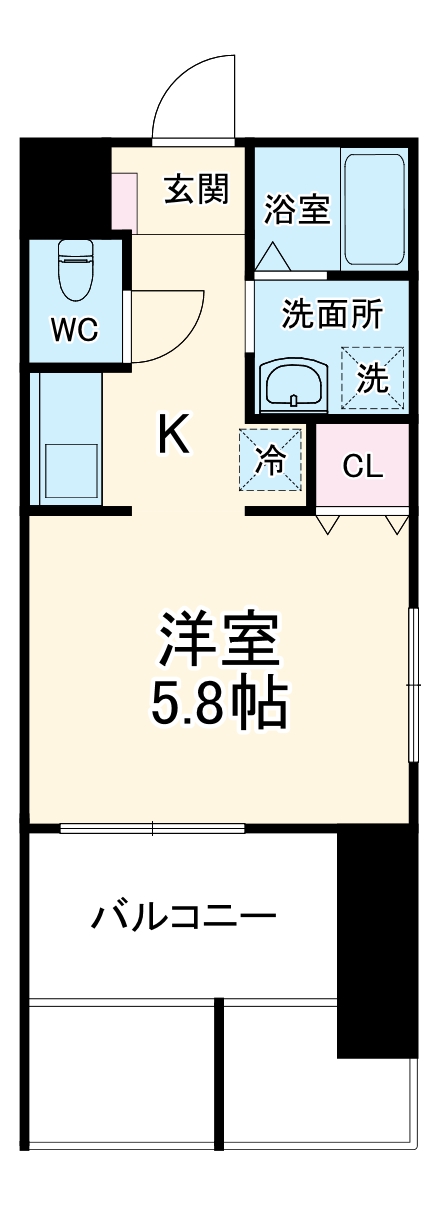 ホープ池田栄本町の間取り