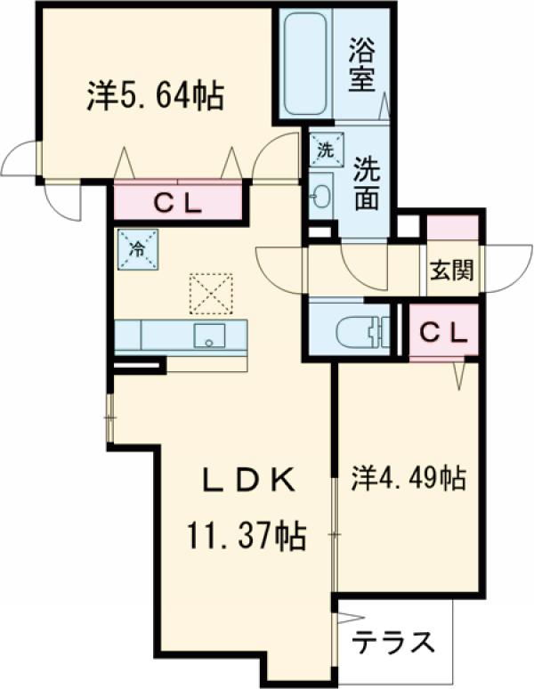 グラナーデ神明の間取り