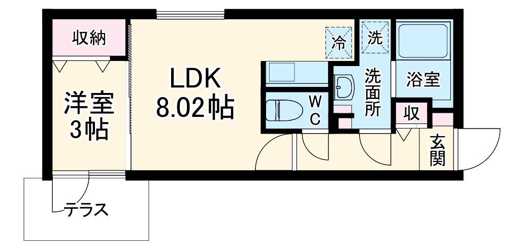 quador名古屋WESTの間取り
