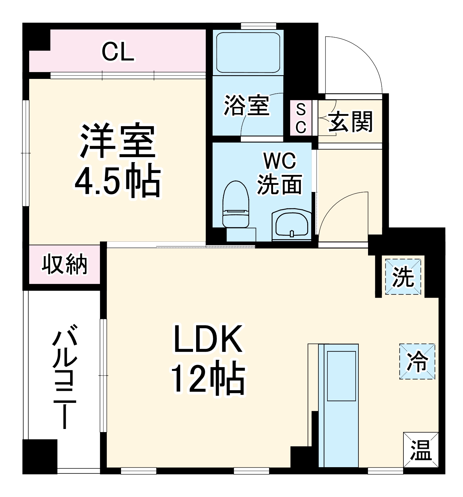 Makuhari743の間取り