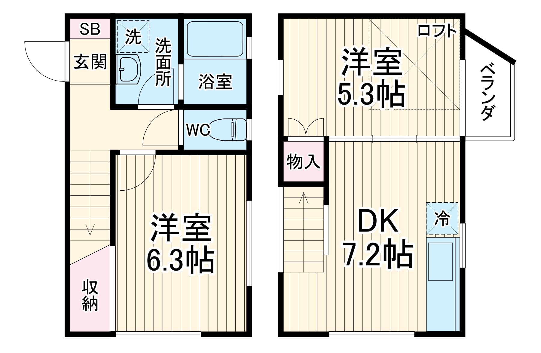 ベラビスタの間取り