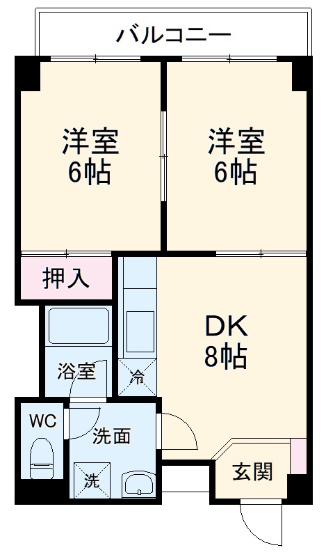 青木ビル・302号室の間取り