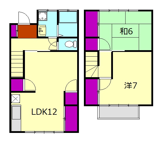 テラスハウスオーキッド1の間取り