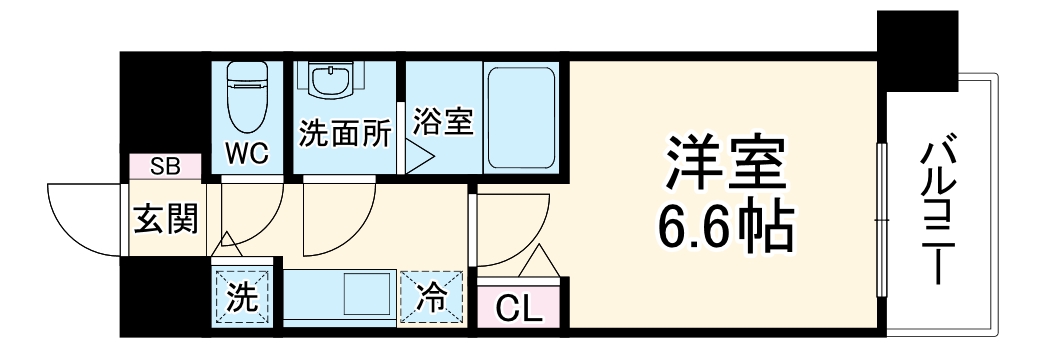 プレサンス名古屋STATIONフレアの間取り