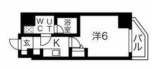 新丸子東の完工年月(2014年8月)築の賃貸マンションの間取り