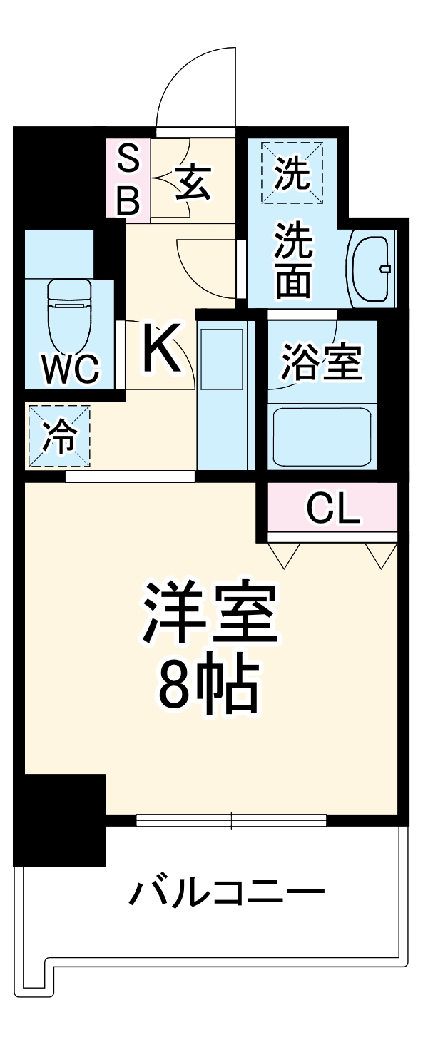 グランディール大今里の間取り