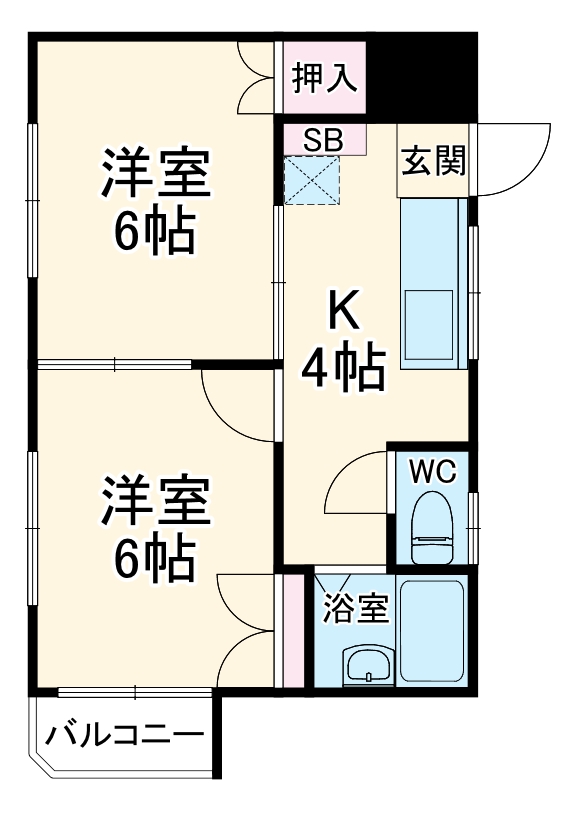 パレ・ドール町田上鶴間の間取り