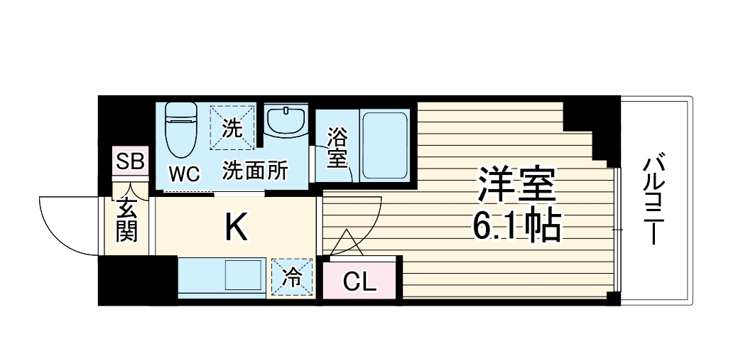 ステージグランデ稲城長沼駅前の間取り