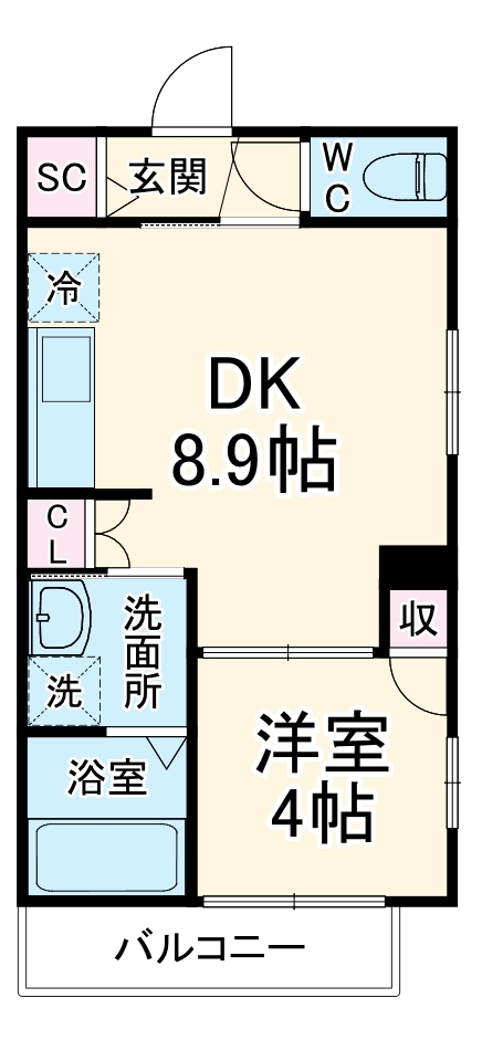 ヴランドール船橋本町の間取り