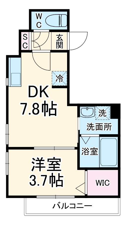 ヴランドール船橋本町の間取り
