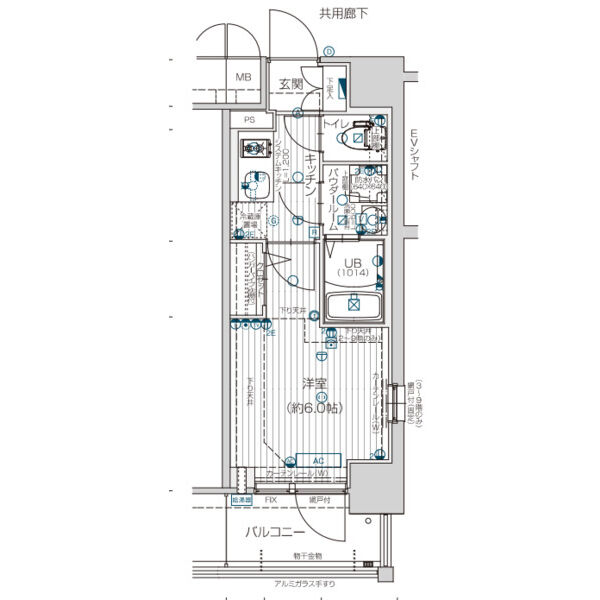 エスリード弁天町桜通レジデンスの間取り