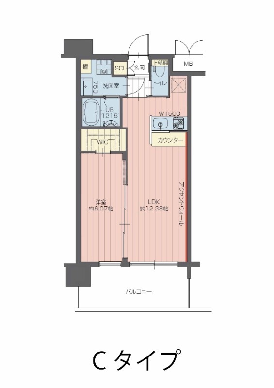 プレジオ三国ASIANの間取り