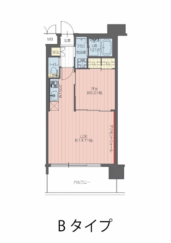 プレジオ三国ASIANの間取り
