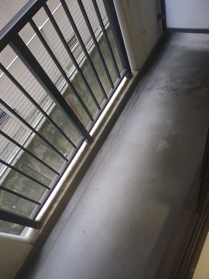 12/24 バルコニー