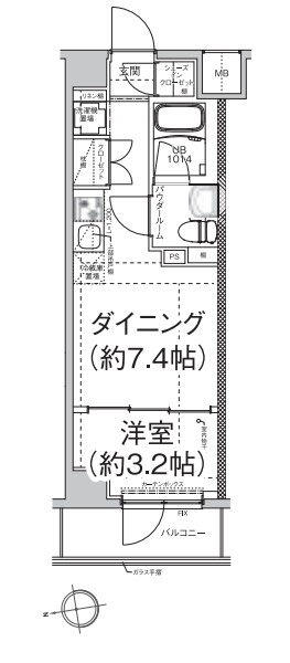 エルフォルテ東日暮里の間取り