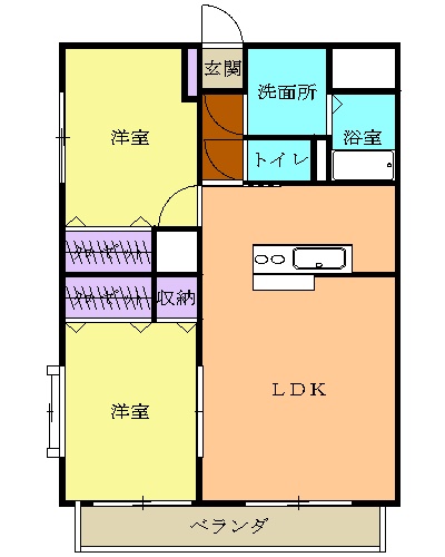 レジデンス下栗の間取り