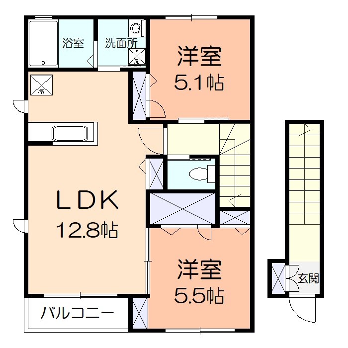 ビューテラスハイムCの間取り