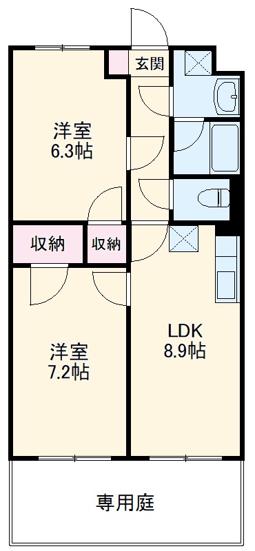 プラリーネの間取り