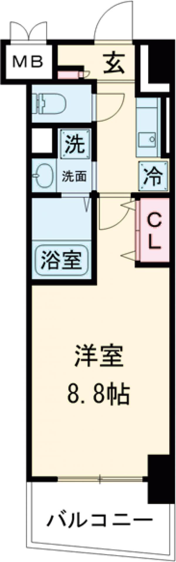 ニューボンデージの間取り