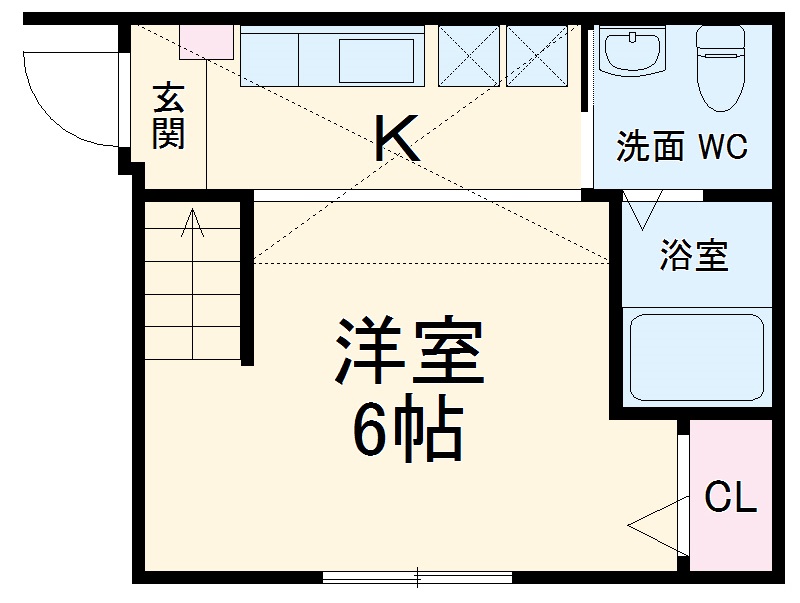 上草柳の完工年月(2019年8月)築の賃貸アパートの間取り