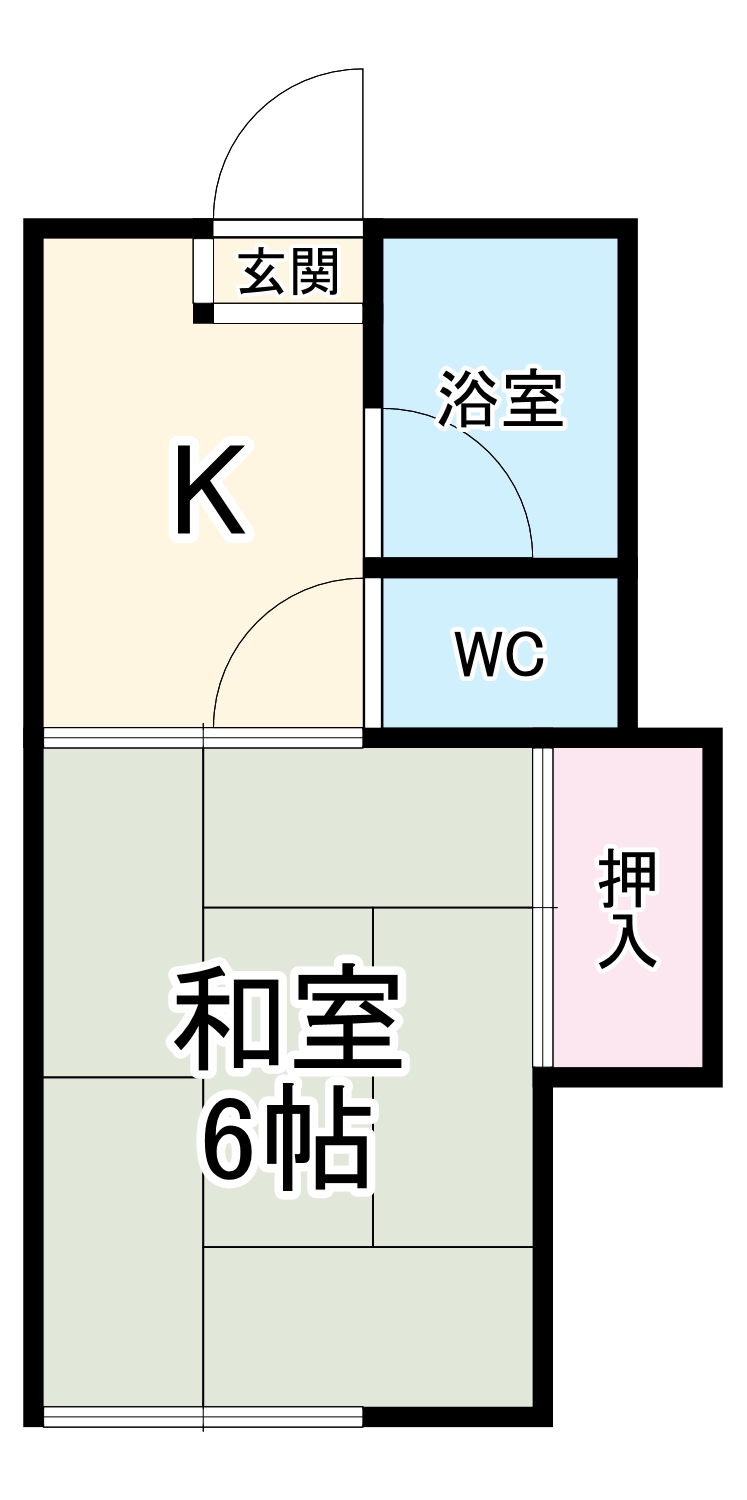 カトレアハイツの間取り