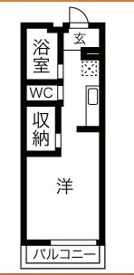 レジデンスローズの間取り