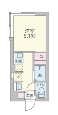 クーカイ・テラス早稲田の間取り
