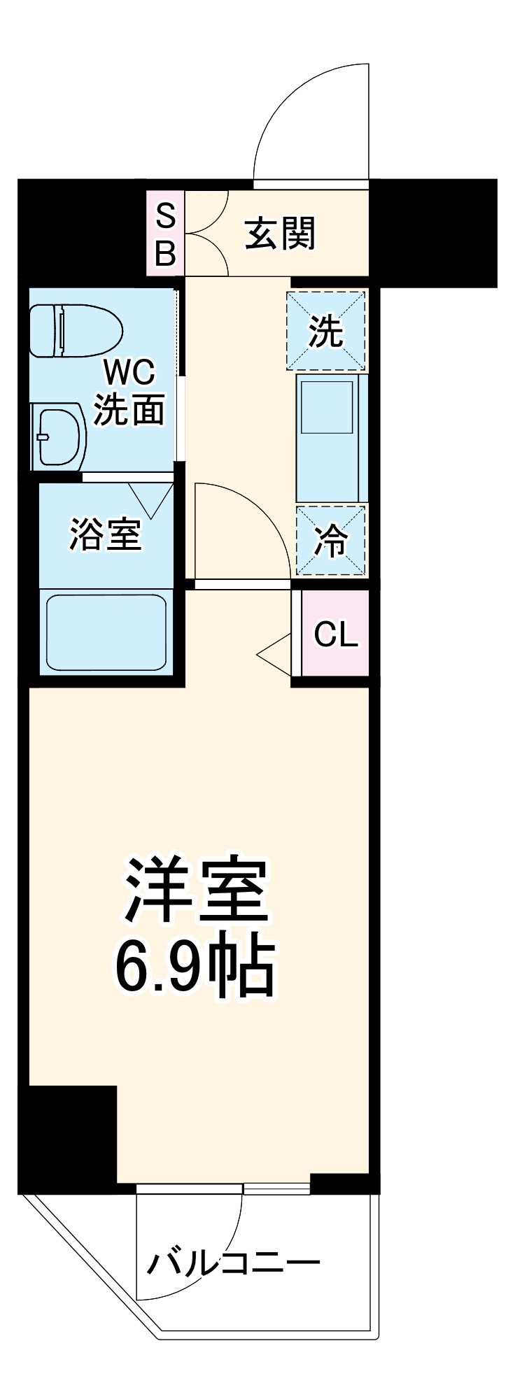 グランリーヴェル横濱NOELの間取り