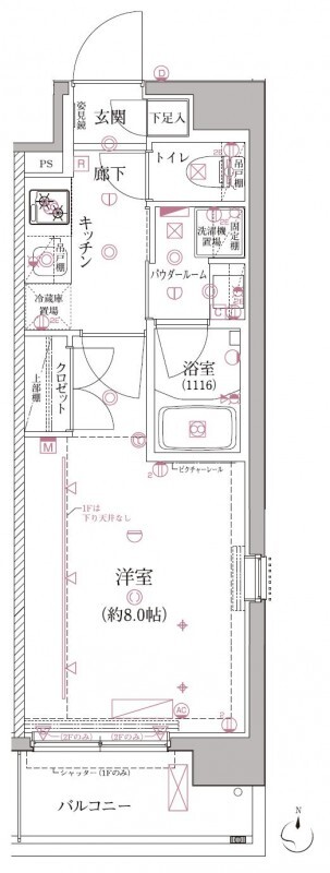 クレイシア森下の間取り