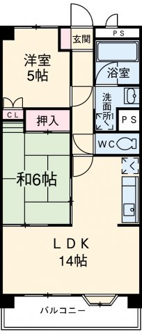 リファレンス箱崎の間取り