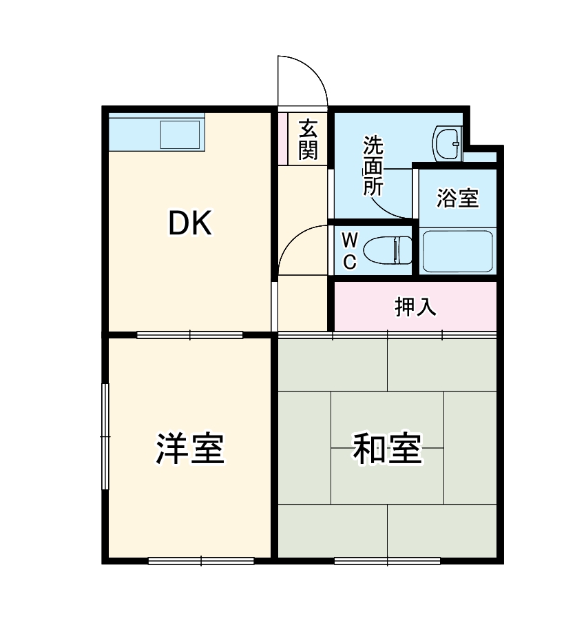 Sunny Mansion Ⅱの間取り