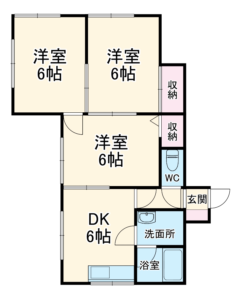 タウンハイツの間取り