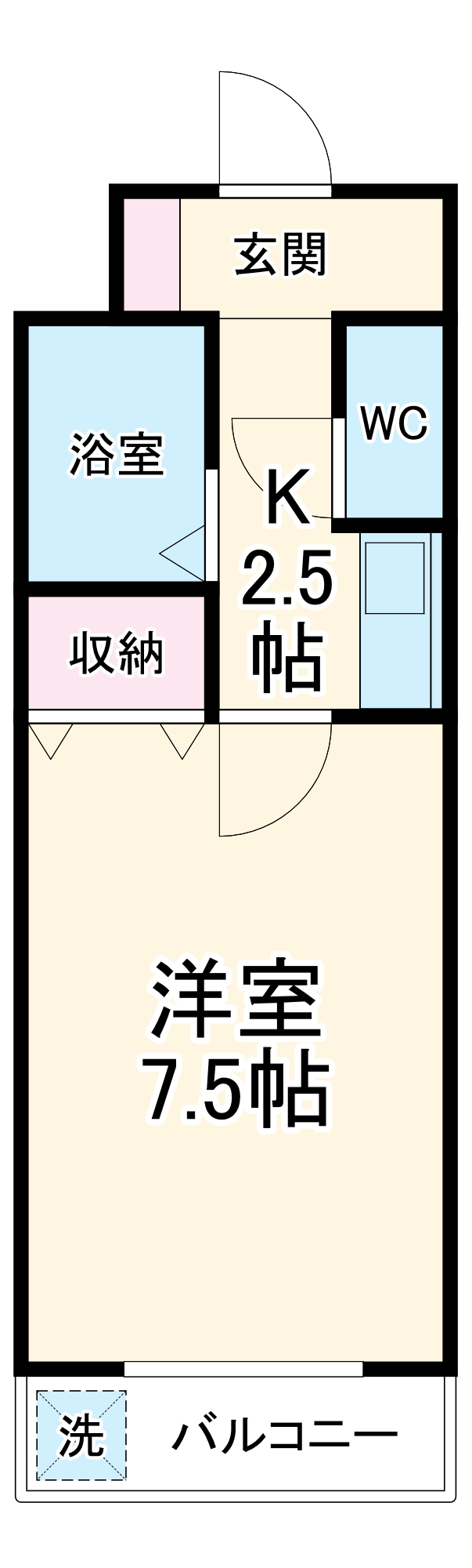 光レジデンス南館の間取り