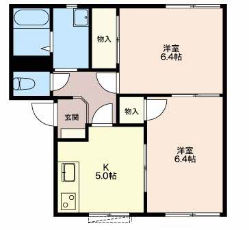 アイリー中Aの間取り