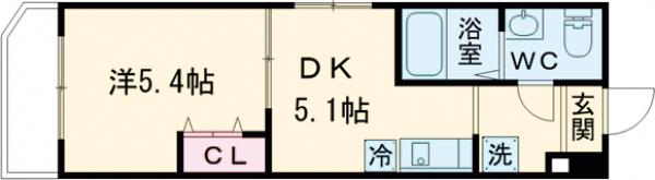 アーバーハイツ六町4丁目の間取り