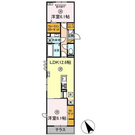 MIRAI’Sの間取り