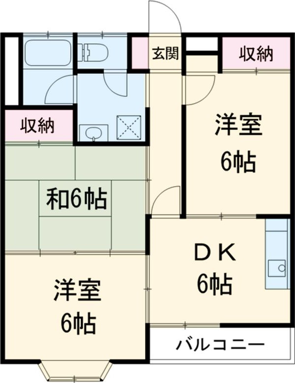 クイーンパレスの間取り