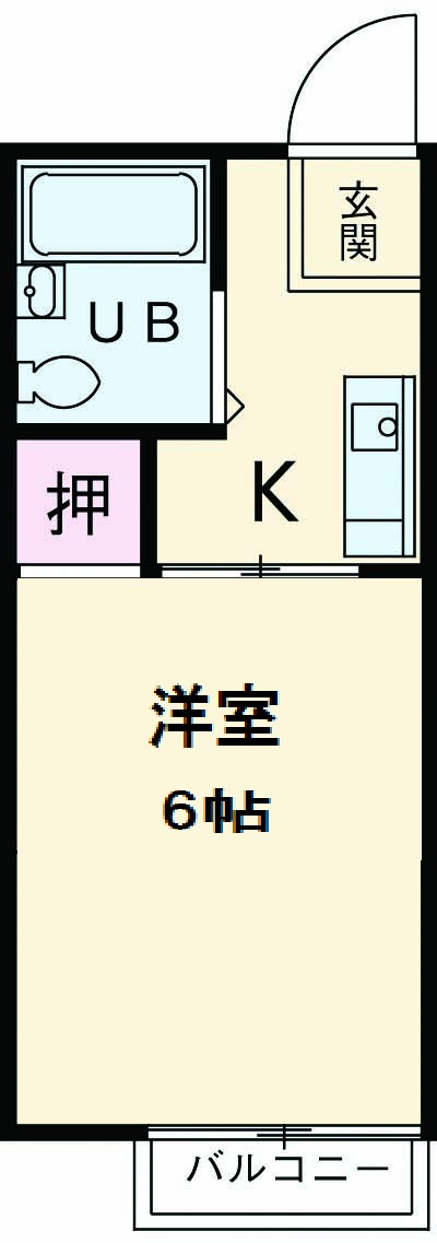 シティハイム池上Bの間取り