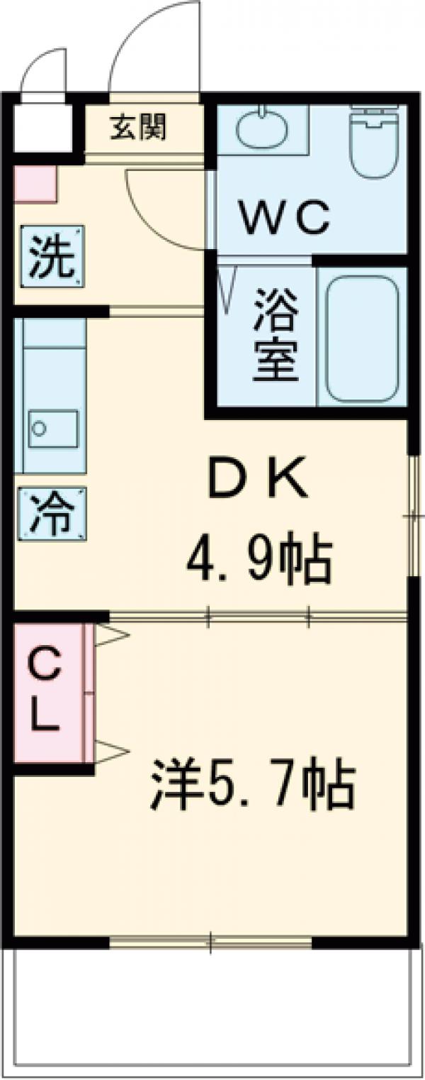 アーバーハイツ六町4丁目の間取り
