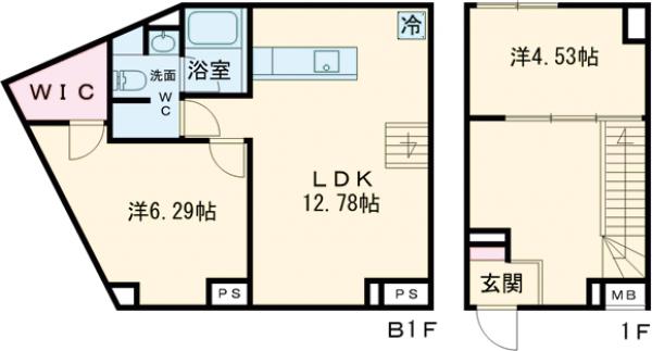 レクス武蔵小山の間取り