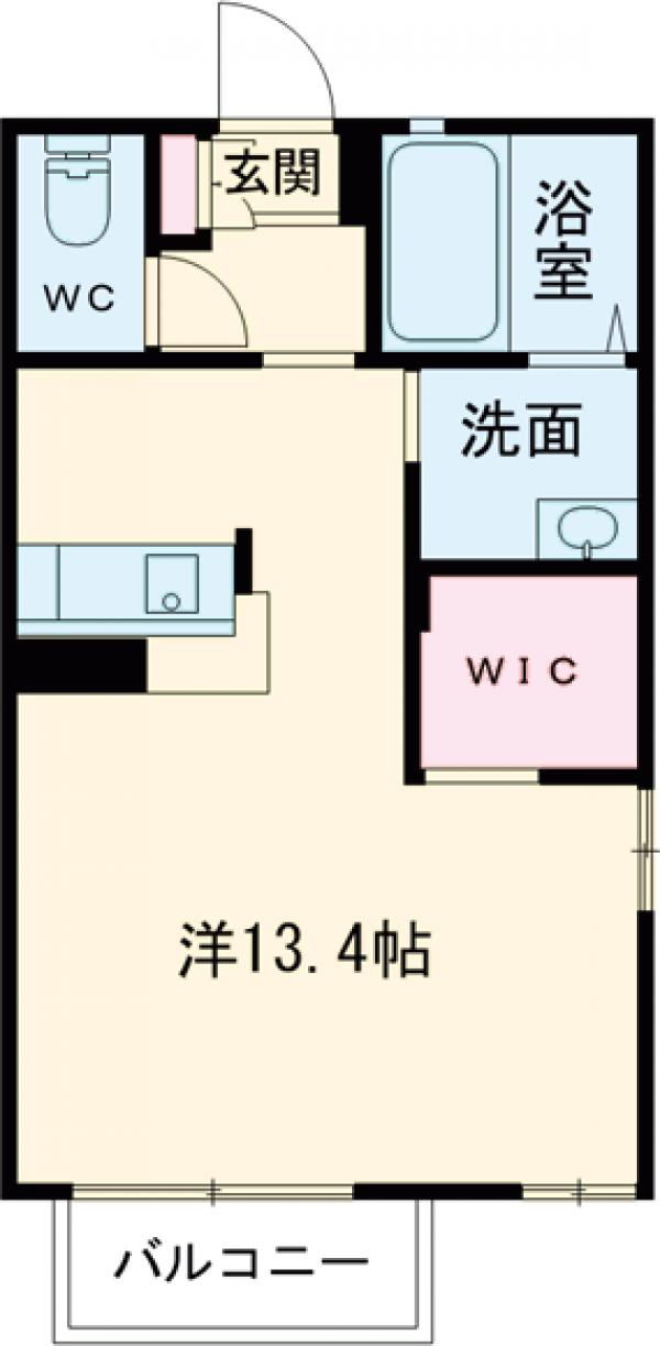 FニイジマⅢCの間取り