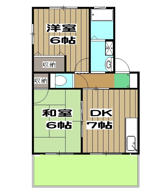 プランドール葉室Aの間取り