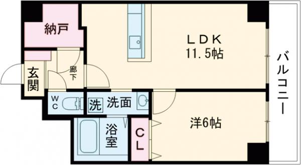 グランコートの間取り