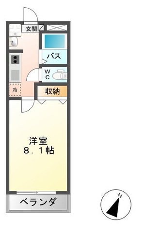 レジデンス・ウィロー Ⅱ の間取り