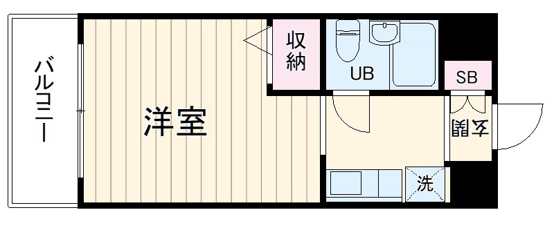 ロザール東千葉の間取り