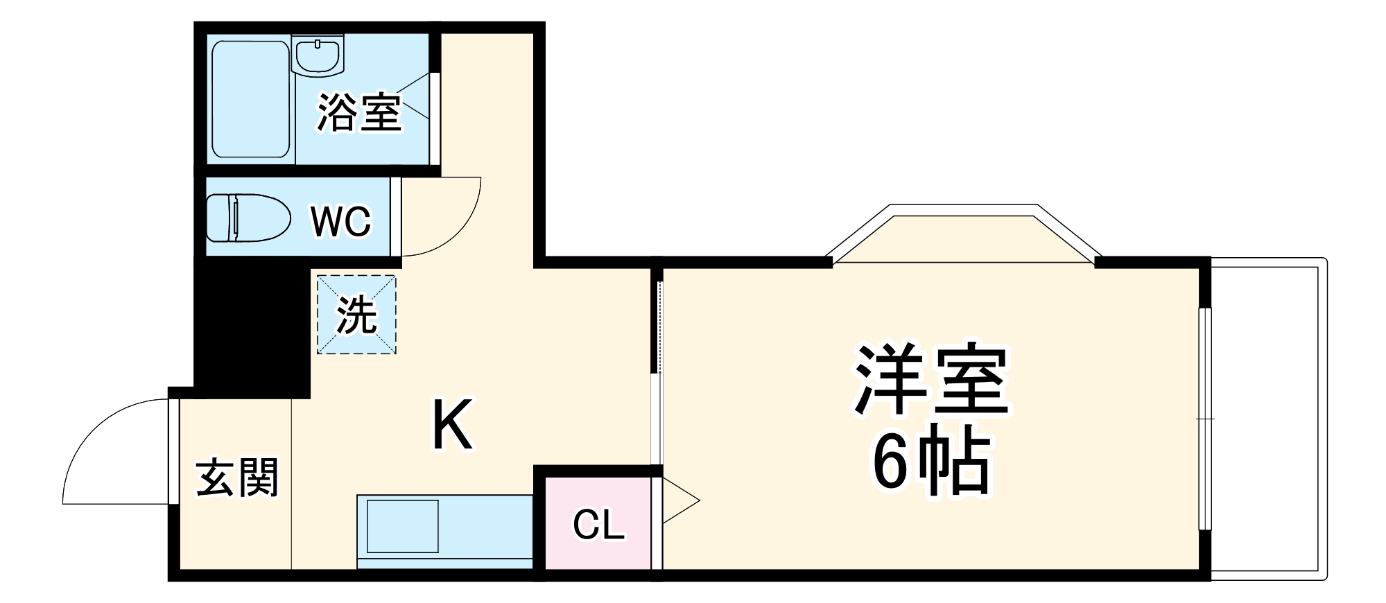 バビーズ千里山の間取り