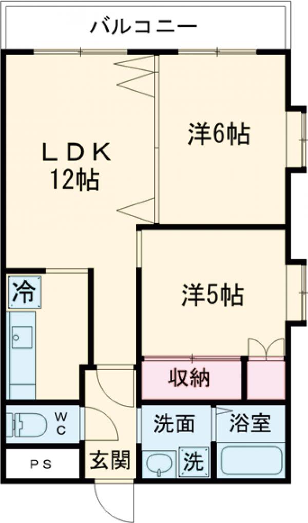 小山宮武マンションの間取り