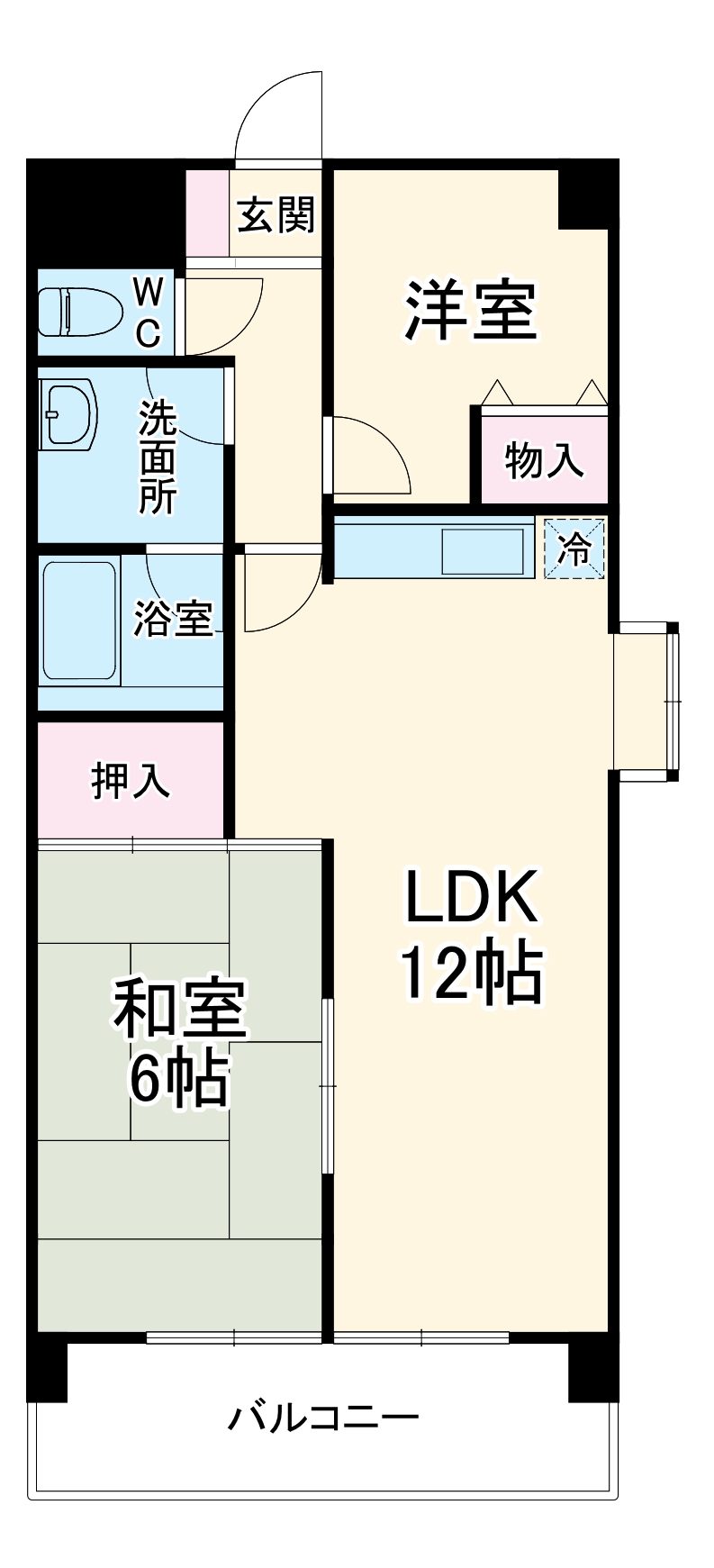 エンリッチF1号の間取り