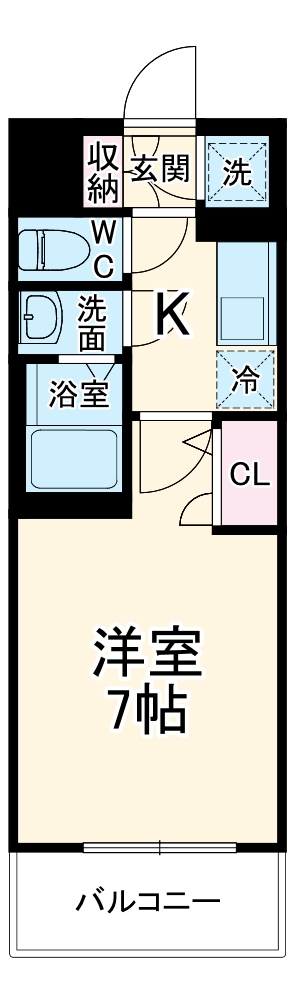 ファーストフィオーレ吹田パティオの間取り